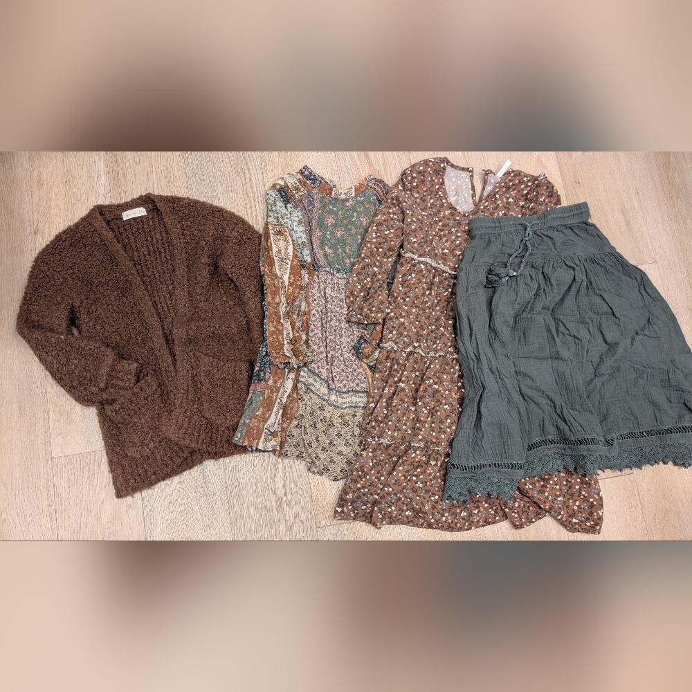 All 6-7Y Girls (3) Rylee Cru + (1) Zara Bundle